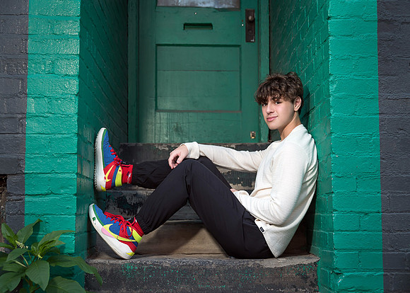 Senior boy photo session
